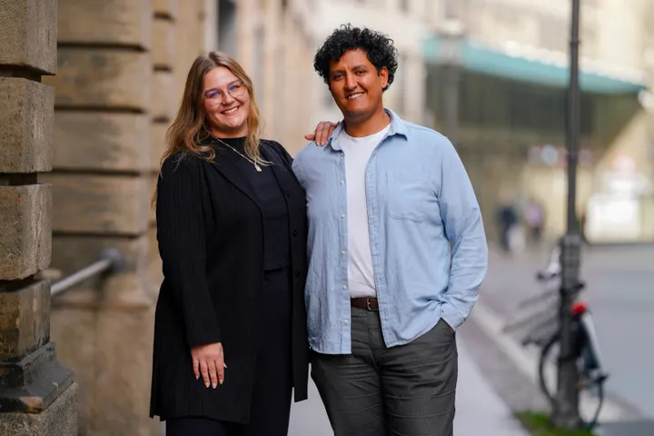 Lotfi Messaoudi und Jennifer, das Gründer-Duo von Comosio